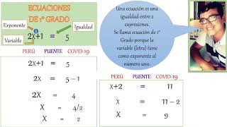 ECUACIONES DE 1 GRADO - Muy Fácil