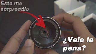 Lente 7ARTISANS 25 mm ¿Vale la pena? MFT - UNBOXING y REVIEW