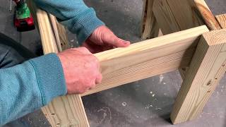 How to build a small planter box.