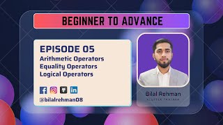 Arithmetic Operator | Equality Operators | Logical Operators | Dart Episode 05