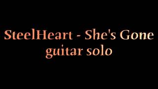 she's gone guitar solo backing track