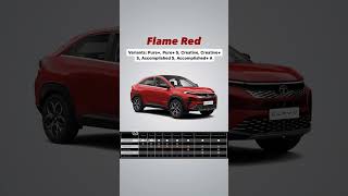 Tata Curvv will be available with 6 Colors #automobile #youtubeshorts #shorts #tranding #viralvideo