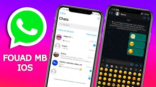 Nueva ACTUALIZACIÓN De WhatsApp estilo iPhone en Android Con TEMAS Y Emojis Ios 17🔥