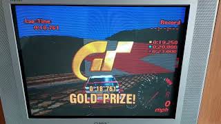 Gran Turismo 2 - International B-2 License Gold Time - Rally Techniques 2: Tahiti Dirt Route 3