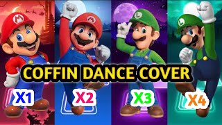 🦊  The Super Mario Bros | Coffin Dance Theme tiles hop Song  #tileshop    #cover  #memes