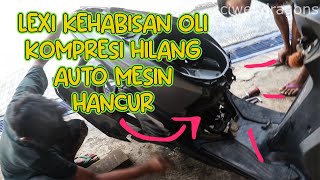 USER HONDA PUNYA YAMAHA LEXI SERING KEHABISAN OLI APA AJA YANGA RUSAK, PASANG KOMPONEN VVA lasb1 EP1