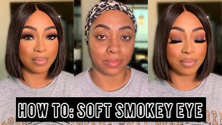 HOW TO: SIMPLE SOFT SMOKEY EYE LOOK // CLIENT TRANSFORMATION MAKEUP TUTORIAL