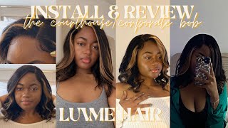 An Honest, In-Depth Luvme Hair Unboxing + Review! | HIGHLIGHTED BOB NO WIG CAP CORPORATE WIG INSTALL