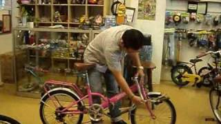 Demostration of 20" Japan Used 6Speed Folding Bicycle (Brand: TOPONE)