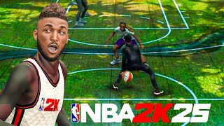 NBA 2K25 3v3 PARK gameplay........🤩 NEW Dribble ENGINE leaked!?