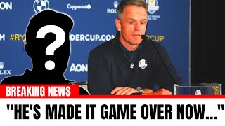 Have Europe already thrown in the towel on the ryder cup with THIS STRANGE APPOINTMENT?