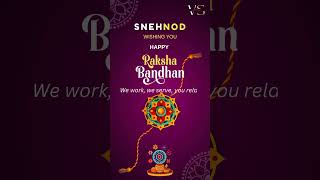 Happy Raksha Bandhan from snehnod side || Wishing you joy, love, and a spotless celebration! #clean