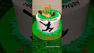 Cricket cake #cricket #dhoni #viratkohli #cricketcake