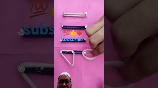 Beautiful art of Allah Name 🥰 With Colourful 🌈 Rubber band♥️💫#shorts #art # Allah #viralvideo