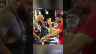 ANGRY MAN GETS HUMBLED / THE BIBLE SPEAKS / ARMWRESTLING /