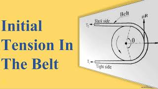 Initial Tension In The Belt