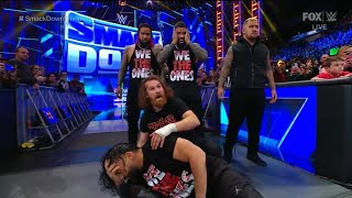 The bloodline gets in brawl with...🤯🔥 | #wwe SmackDown highlights 18 November 2022