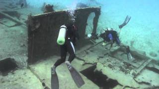 Diving at Nassau at the Bahamas