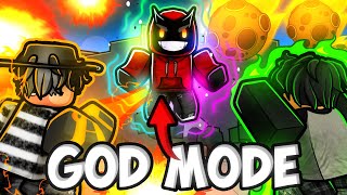 I Used GOD MODE HACKS in ROBLOX The Strongest Battlegrounds...