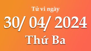 Tử Vi Ngày 30/04/2024 Của 12 Con Giáp | Triệu phú tử vi