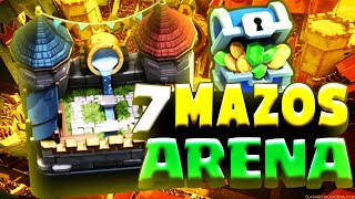 LOS 5 MEJORES MAZOS PARA ARENA 7 EN CLASH ROYALE / Mazos para subir a arena 8