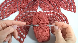 So Impressive!!!Crochet Fantastic Lace Pattern/Beginner-Friendly/Crochet LACE/Author's Design