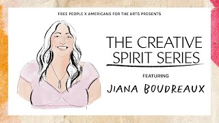 Free People X Americans For The Arts Present: The Creative Spirit Series with Jiana Boudreaux