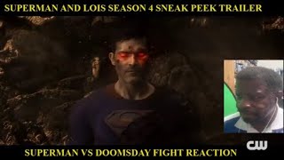 Superman and Lois Season 4 - Superman vs Doomsday Fight Sneak Peek Trailer Reaction