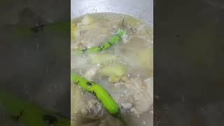 CHICKEN TINOLA WITH GRILLED LONG CHILLI #shorts #shortsvideo #shortvideo #short