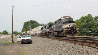 Busy action on the Norfolk Southern Fort Wayne Line! 6/6-9/18 part 1