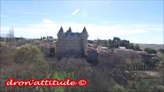 dron'attitude : Le Château de Margon (34) .