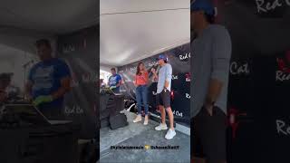 Alex bowman /Kyle Larson / Chase Elliott talking to fans pre race #nascar #fanzone