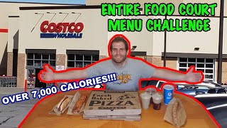 COSTCO ENTIRE FOOD COURT MENU CHALLENGE