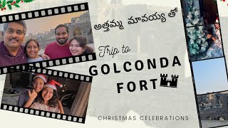 Trip to Golconda Fort || Christmas Celebrations || Sushi's Story (Telugu) || Exploring India 🇮🇳