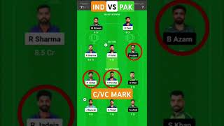 IND vs PAK Dream11 Team Prediction Today 2024