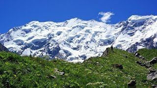 Горный лагерь в Безенгийском ущелье.  Турклуб Восход