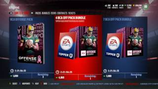 Madden 17- BCA OFFENSIVE CONTENT!! BCA OFFENSE PACK OPENING!! 92 AARON RODGERS!!