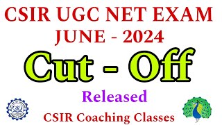 CSIR NET Cut - Off July Exam 2024 | CSIR UGC Result July Exam 2024 | CSIR NET EXAM | CSIR NET EXAM |