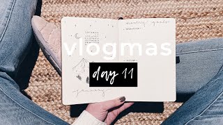 Minimalist January 2021 Bullet Journal Set Up // Vlogmas Day 11