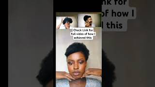 super FAST KINKY hairdo for 4C and ALL hair type#diy #hairstyle #kinky #naturalhair