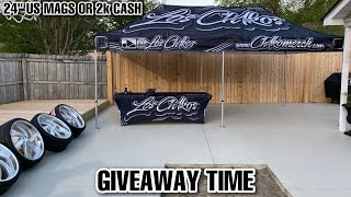 Announcing Giveaway Winner | 24” Wheels & Tires or 2k Cash