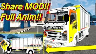 Share & Review MOD Truck Its Oto Merch Ngalam - Bus Simulator Indonesia