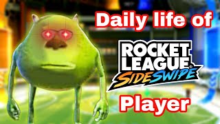 DAILY LIFE OF SIDESWIPE PLAYER😑 | 1v1 INTENSE MATCH | ROAD TO GRAND CHAMPION | RL SIDESWIPE