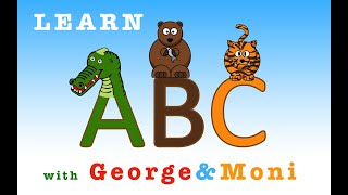 ABC - Learn English alphabet and ABC song with George and Moni