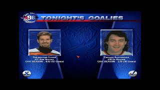 EA Sports NHL '96 - All-star Season 2 Flyers Game 53 | Chicago Loses in a Shut-out in Philadelphia