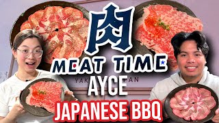 ALL NEW ALL YOU CAN EAT JAPANESE BBQ in the SOUTH BAY | MEAT TIME YAKINIQU | MILPITAS CA