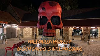 Halloween Harvest Busch Gardens Williamsburg Walking Tour October 18, 2020