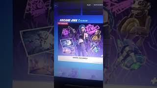 Arcane Jinx League Of Legends Fortnite Skin