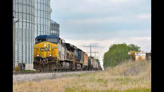 CSX 410 Leads M337 West at Alworth