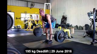 195kg Deadlift | 29 June 2016